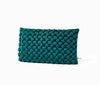Flo Home Delight Neosmock-Kissen in Petrolfarben aus Neopren in ca. 30x50x5cm - Bitangel RENOVATE & FURNISH HOMES GmbH
