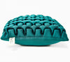 Flo Home Delight Neosmock-Kissen in Petrolfarben aus Neopren in ca. 30x50x5cm - Bitangel RENOVATE & FURNISH HOMES GmbH
