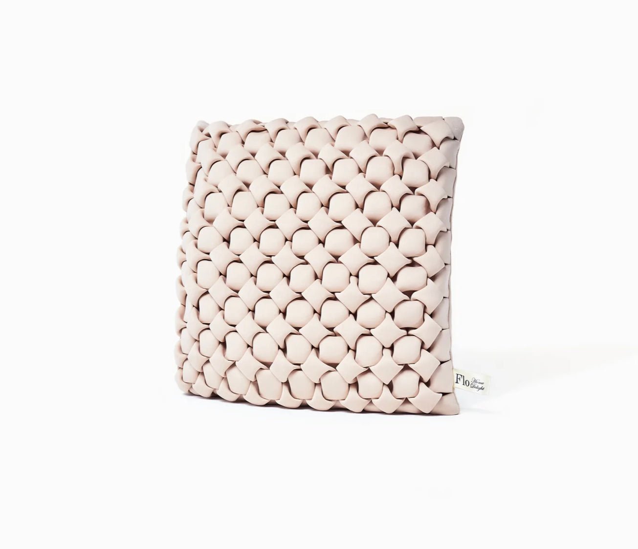 Flo Home Delight Neosmock-Kissen wahlweise in Crem oder Schwarz, aus Neopren ca. 40x40x5cm - Bitangel RENOVATE & FURNISH HOMES GmbH