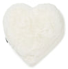 Fluffig Herz Kissen aus Kunstpelz, wahlweise in Beige, Taube, Grau, Ivory ca. 45x45cm inkl. Füllung - Bitangel RENOVATE & FURNISH HOMES GmbH