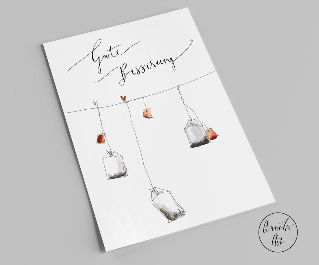 Geschenkkarte "Gute Besserung" - Bitangel RENOVATE & FURNISH HOMES GmbH