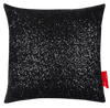 Home Junky wahlweise gewebtes Kissen Agnes ca. L50xB50xH15cm oder Schwarzes Kissen aus hochwertiger Pailetten-Stoff ca. L50xB50xH15cm inkl. Füllung - Bitangel RENOVATE & FURNISH HOMES GmbH