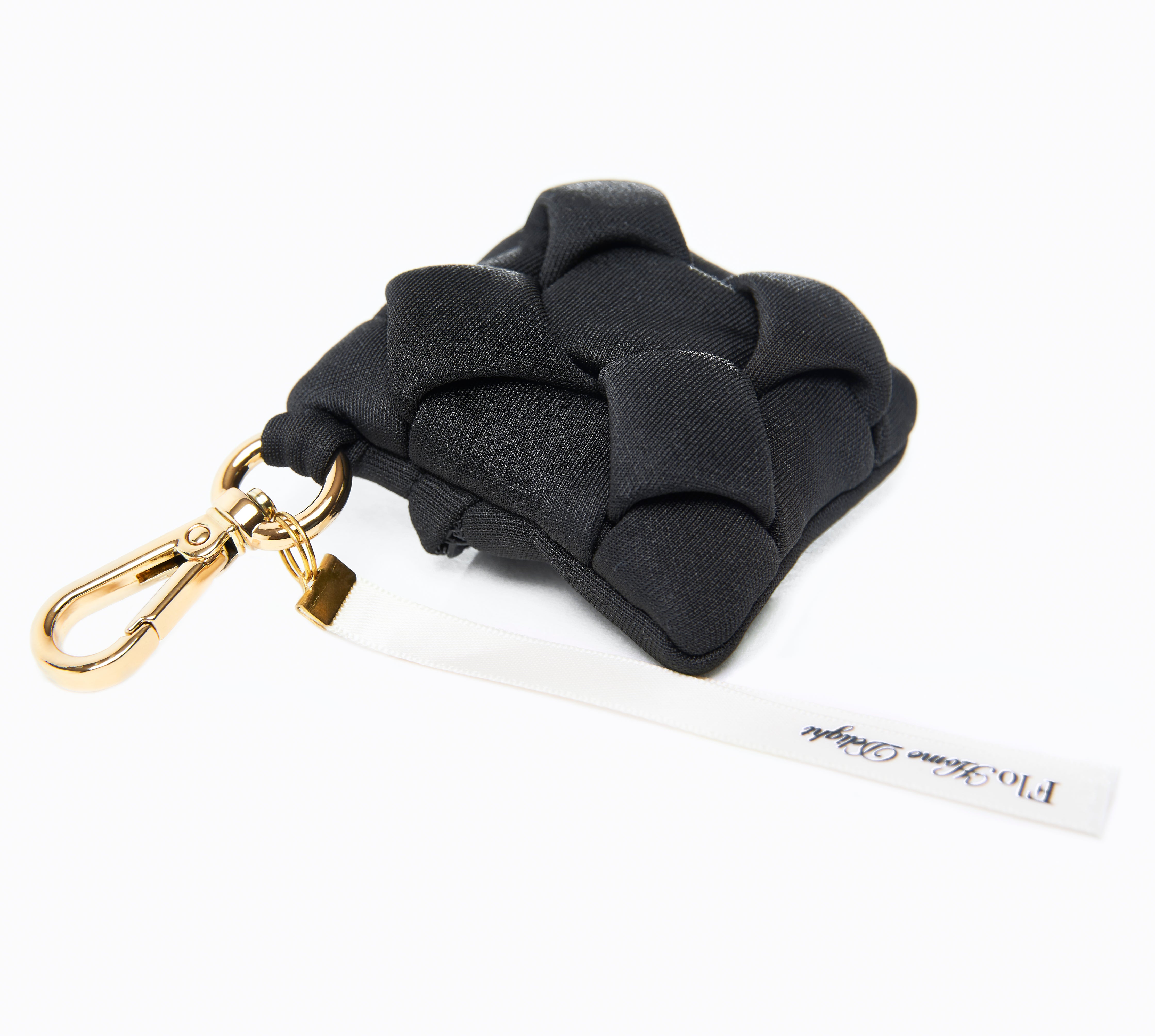 Flo Home Delight Neopren-Schlüsselanhänger schwarz - BITANGELHOMES