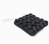 Flo Home Delight handgefertigter Neopren-Schlüsselanhänger schwarz