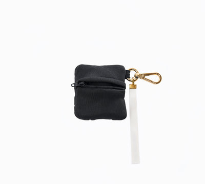 Flo Home Delight handgefertigter Neopren-Schlüsselanhänger schwarz ca. 7x7cm