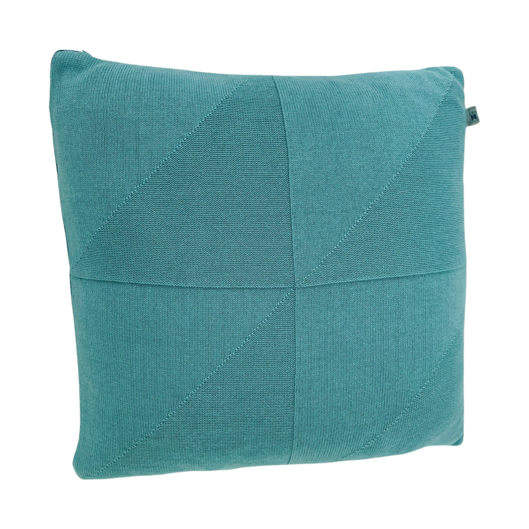 Agatha Porto Mykonos Wendekissen petrol/blau - BITANGELHOMES