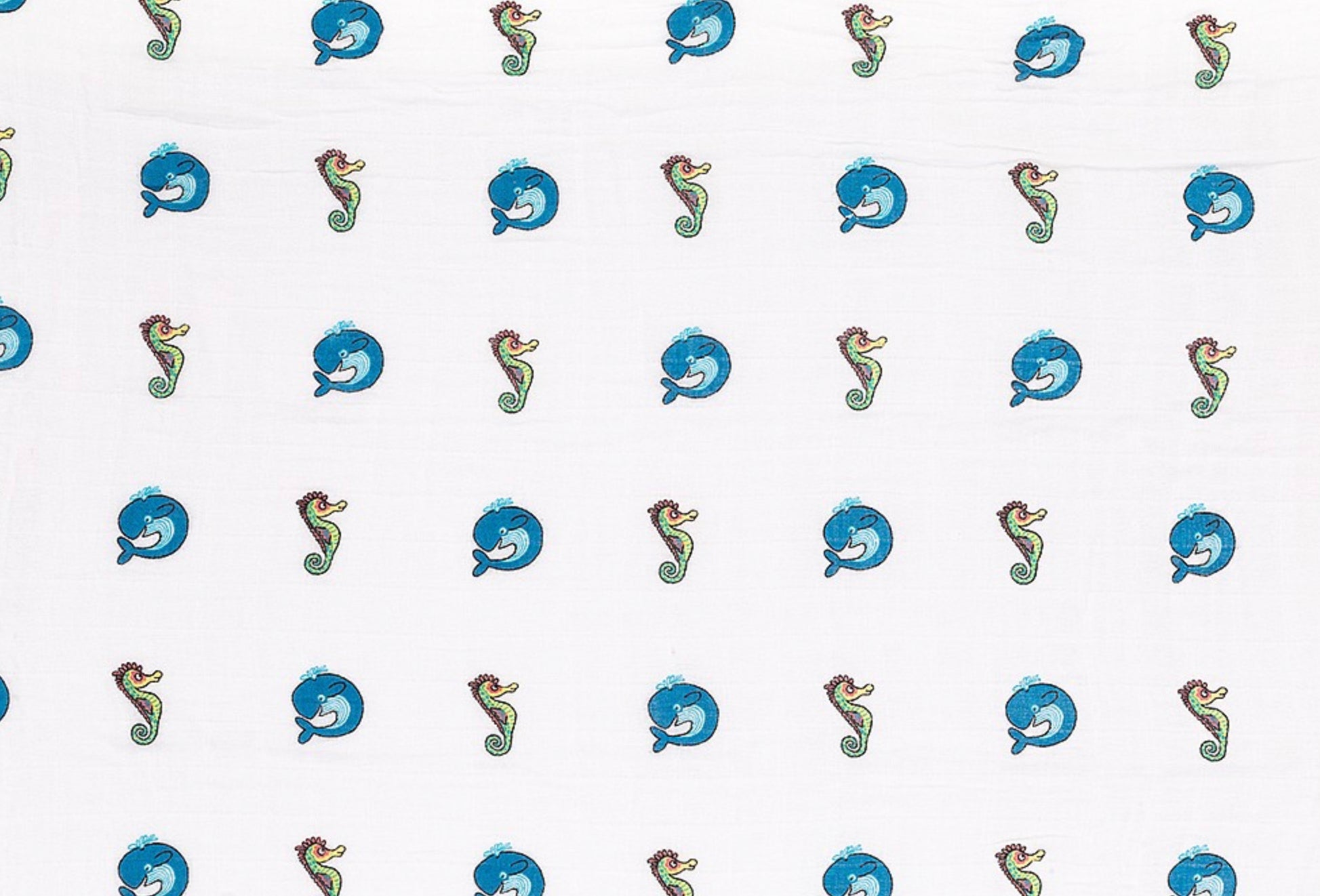 Jellycat London Sea Tails Muslins-Tücher 2 Stück im Geschenkset Baumwolle 70x70cm - Bitangel RENOVATE & FURNISH HOMES GmbH