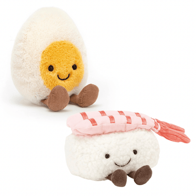 Jellycat London wahlweise Happy Boiled Egg/Ei ca. 10x10cm - Bitangel RENOVATE & FURNISH HOMES GmbH