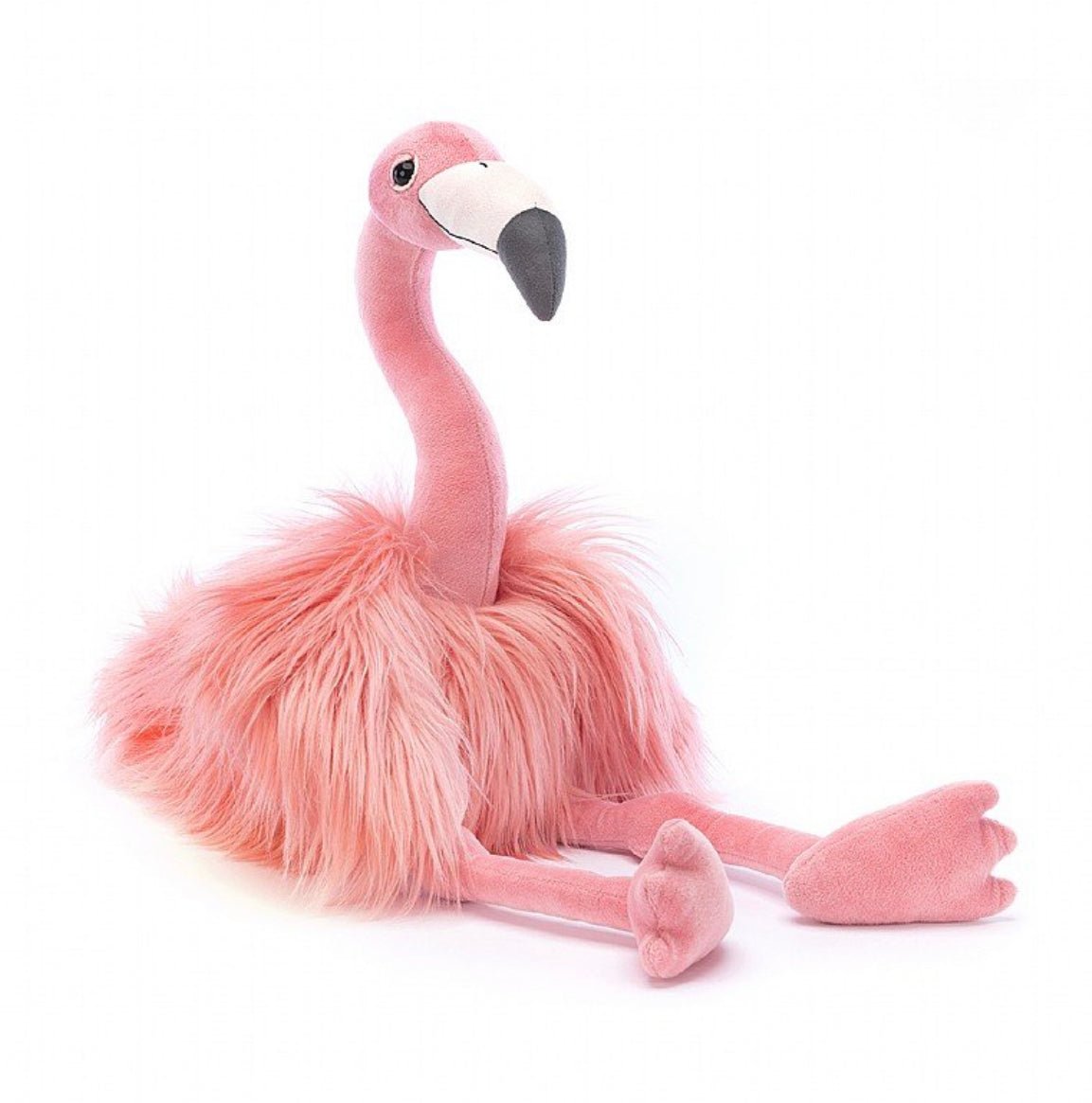 Jellycat London wahlweise Rosario Flamingo oder Tommy Schildkröte ca. 48x15cm & 30x14cm - Bitangel RENOVATE & FURNISH HOMES GmbH