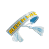 Josemma feinstes gewebtes Baumwoll-Armband wahlweise ,,BELEVE IN MAGIC‘‘ oder ‚,MOMENTS OF HAPPINES’‘ 15,5-23,5cm Umfang 1,9cm Breite. - Bitangel RENOVATE & FURNISH HOMES GmbH