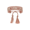 Josemma feinstes gewebtes Baumwoll-Armband wahlweise ,,FOLLOW YOUR DREAMS‘‘ oder ,‚LEBE LIEBE LACHEN’‘ 15,5-23,5cm Umfang 1,9cm Breite. - Bitangel RENOVATE & FURNISH HOMES GmbH