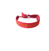 Josemma feinstes gewebtes Baumwoll-Armband wahlweise ,,HAPPY MIND HAPPY LIFE‘‘ oder ‚,NEVER LOSE YOUR SPARKLE’‘ 15,5-23,5cm Umfang 1,9cm Breite. - Bitangel RENOVATE & FURNISH HOMES GmbH