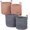 KidsDepot Korb wahlweise in Himbeerfarben & Blaubeerfarben aus Baumwolle ca. 38x38c39cm - Bitangel RENOVATE & FURNISH HOMES GmbH
