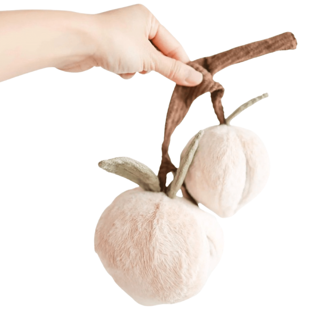 Lambwolf Collective MONO Samt-Pfirsich mit Quietscher und Schnüffelspielzeug ca. 8x20cm - Bitangel RENOVATE & FURNISH HOMES GmbH