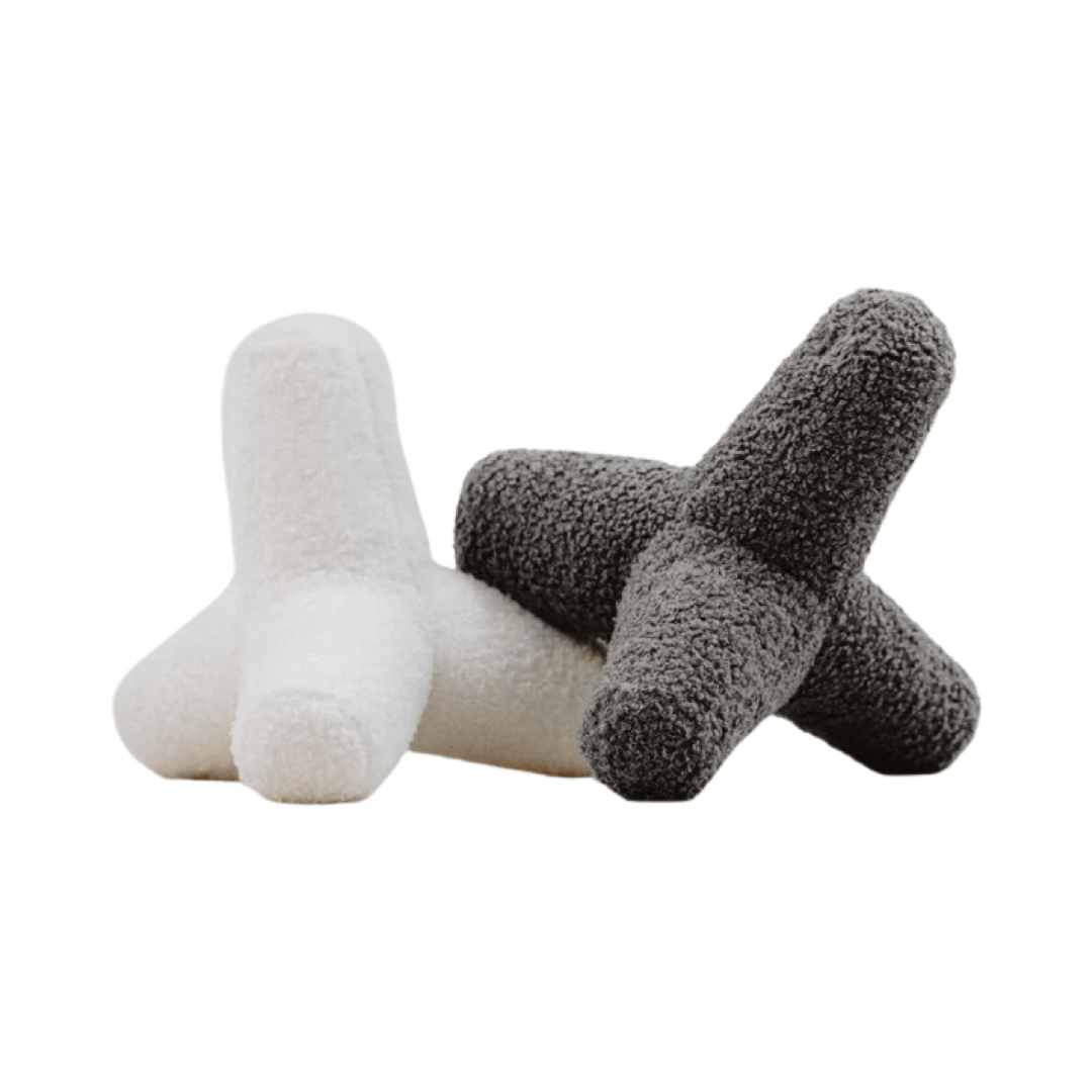 Lambwolf Collective O BREUER Mono-Boucle mit Quietscher wahlweise in Weiß & anthrazit ca. 9,5x24cm - Bitangel RENOVATE & FURNISH HOMES GmbH