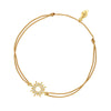 Leaf Jewelery Armbänder 18K gelbgold vergoldet mit Zirkonia, wahlweise Stern, Kleeblatt, Herz - Bitangel RENOVATE & FURNISH HOMES GmbH