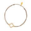 Leaf Jewelery Armbänder 18K gelbgold vergoldet mit Zirkonia, wahlweise Stern, Kleeblatt, Herz - Bitangel RENOVATE & FURNISH HOMES GmbH