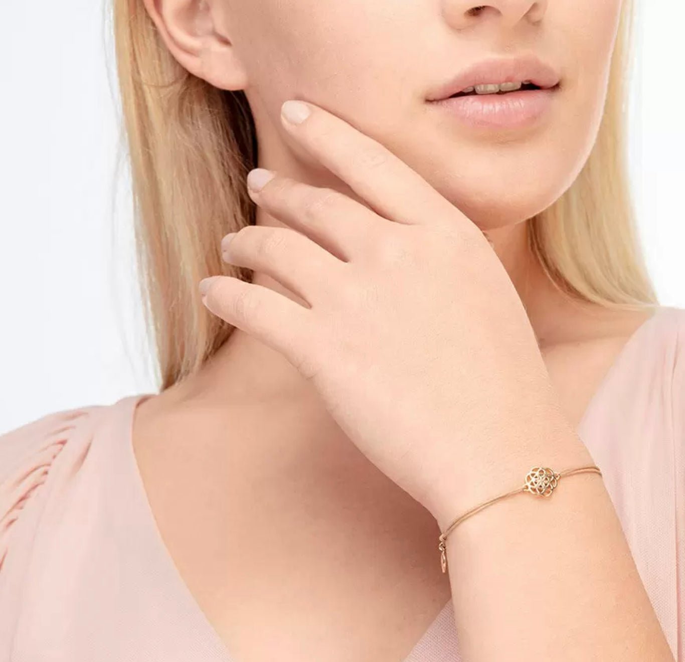 Leaf Jewelery Glücksbändchen Flower of Life, 18K Gelbgold vergoldet. - Bitangel RENOVATE & FURNISH HOMES GmbH