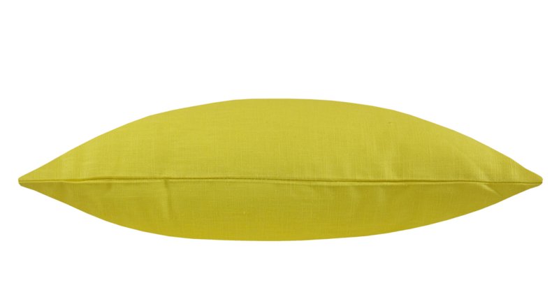 Leinen-Kissen wahlweise in kobaltblau, gelb, rot inkl. Füllung ca. L50xB50xH15cm inkl. Füllung - Bitangel RENOVATE & FURNISH HOMES GmbH