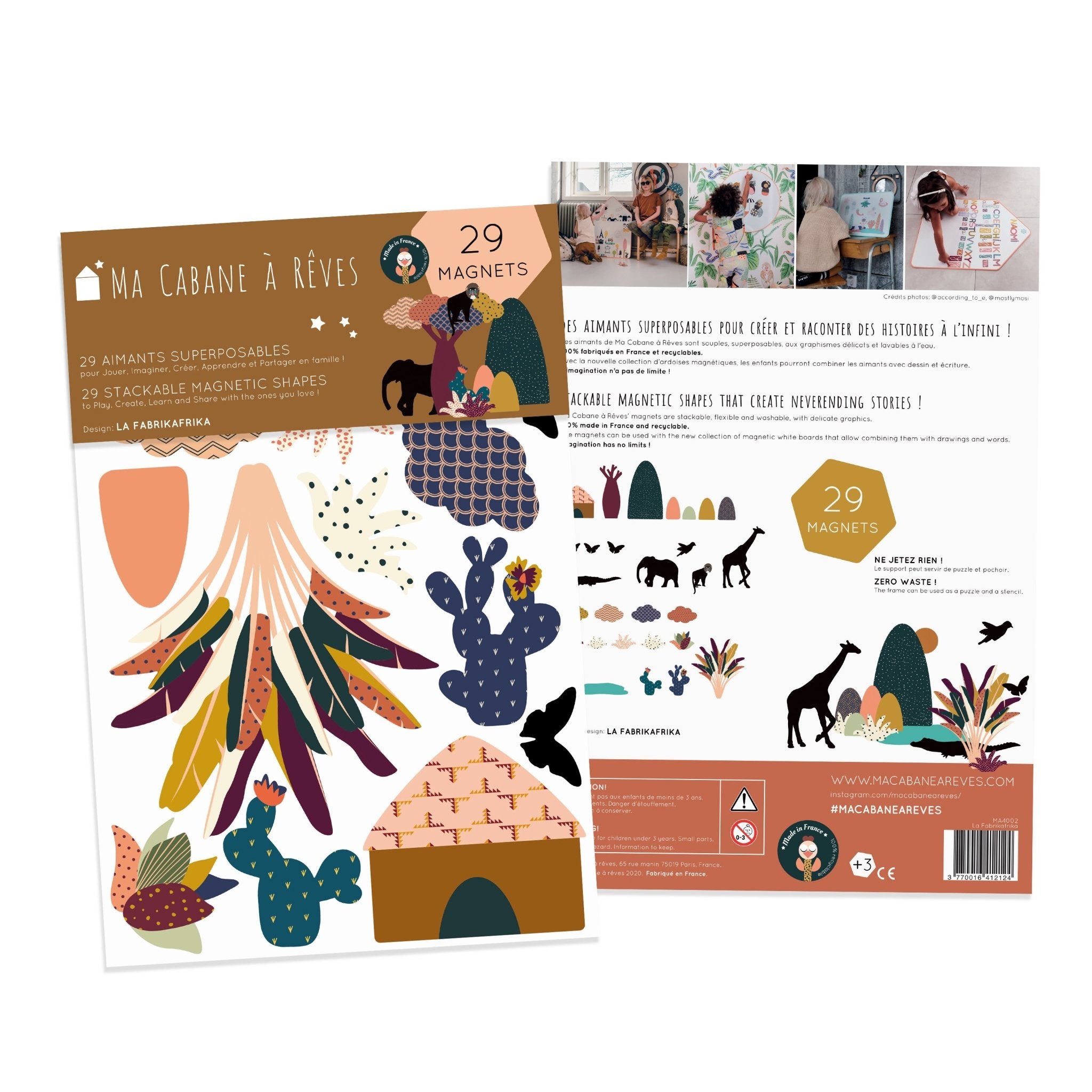 Ma Cabane à Rêves 29 Magnete Tiere in Afrika - Bitangel RENOVATE & FURNISH HOMES GmbH