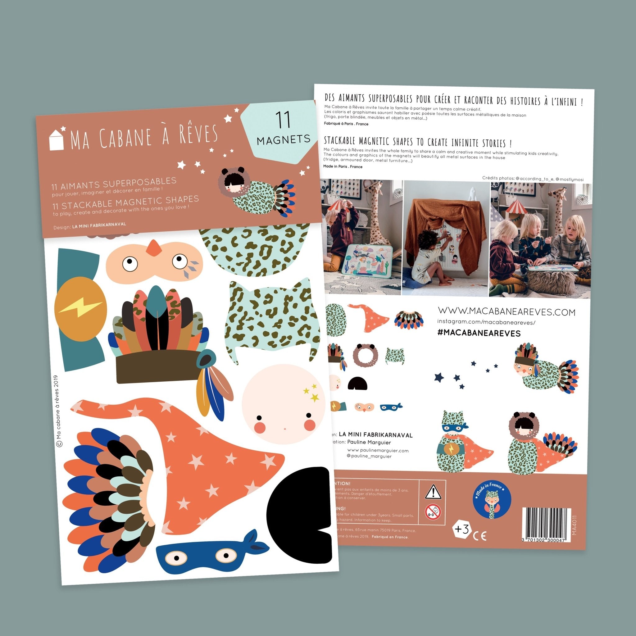 Ma Cabane à Rêves 32 Magnete La Mini Fabrikarnaval Karnevall - Bitangel RENOVATE & FURNISH HOMES GmbH