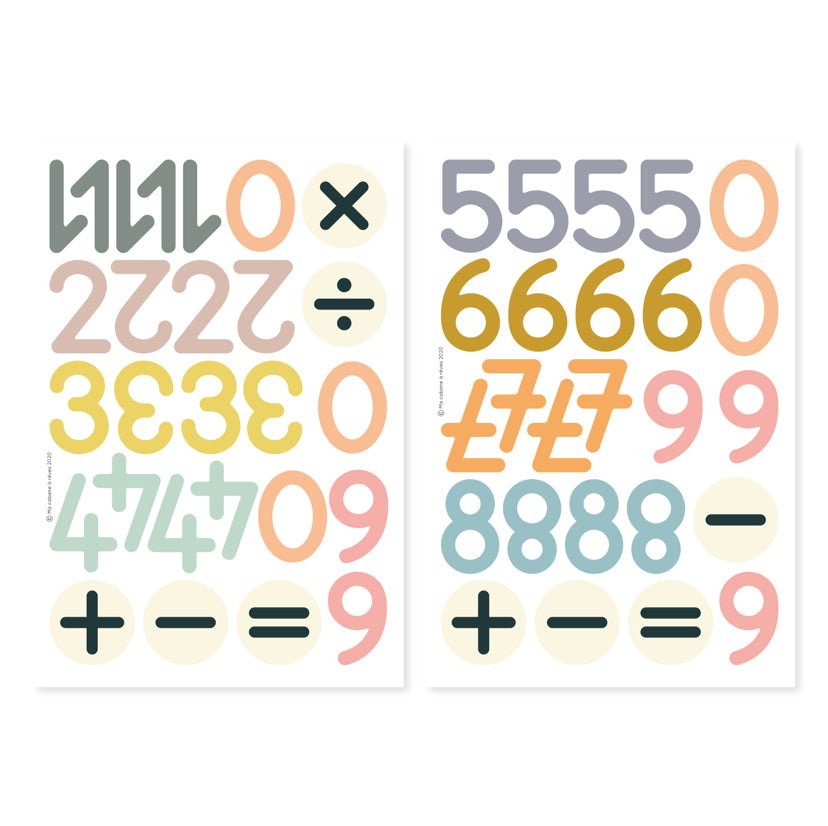 Ma Cabane à Rêves Magnete 52 Stück La Fabrikamaths alle Zahlen & Zeichen Mathematik - Bitangel RENOVATE & FURNISH HOMES GmbH