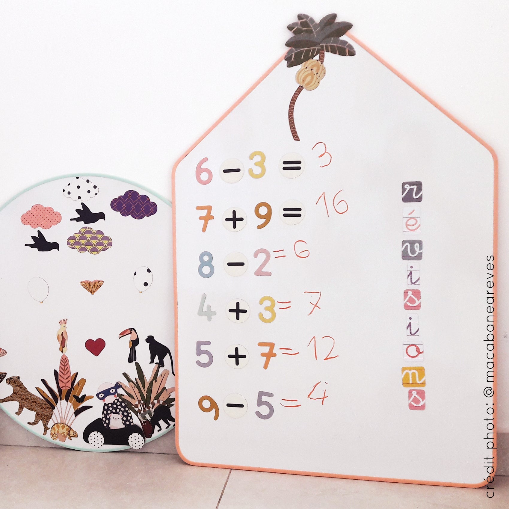 Ma Cabane à Rêves Magnete 52 Stück La Fabrikamaths alle Zahlen & Zeichen Mathematik - Bitangel RENOVATE & FURNISH HOMES GmbH