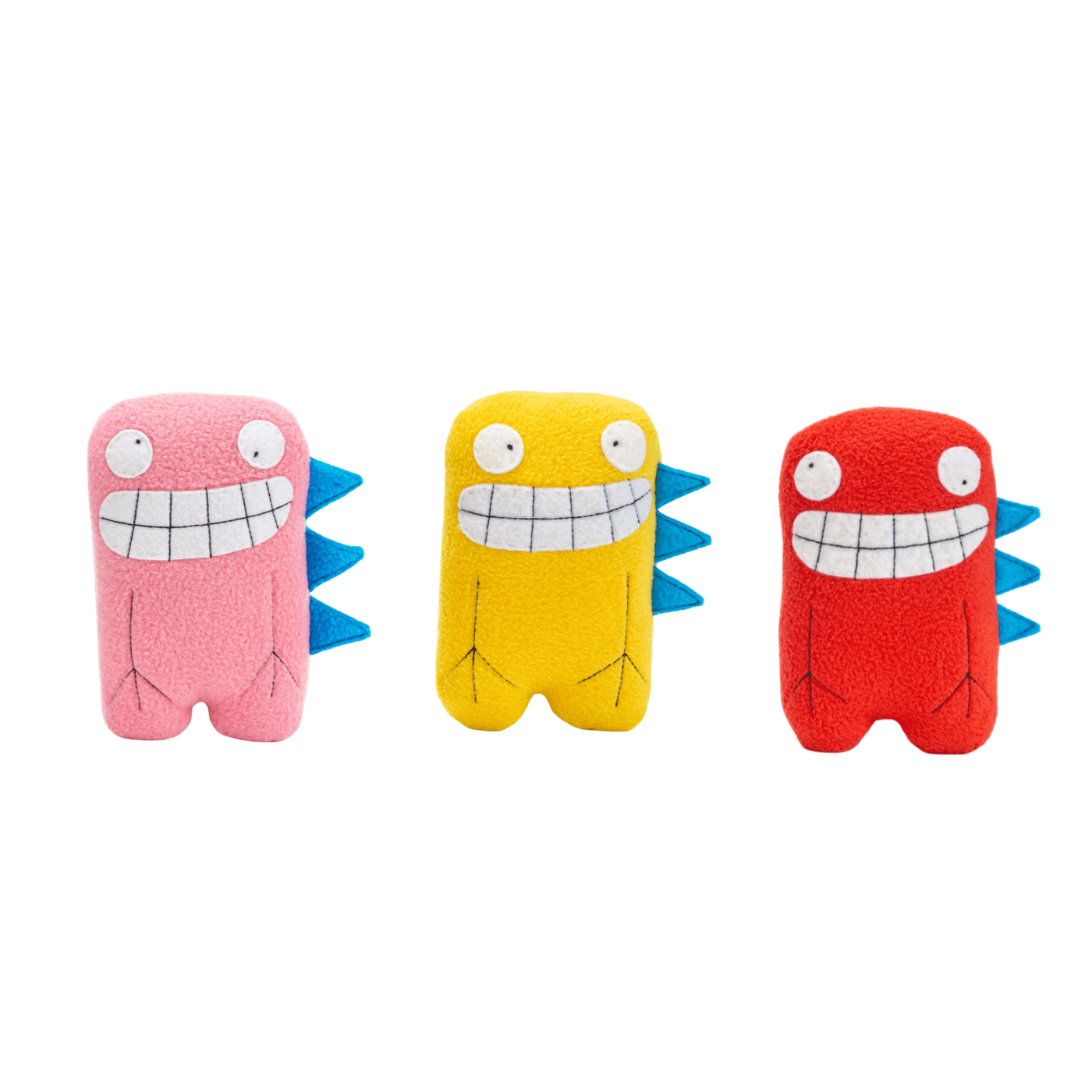 Maua Gang London Dalton Twin Monster wahlweise in Rosé, Rot oder Gelb ca. H15,5xB12,5cm - Bitangel RENOVATE & FURNISH HOMES GmbH