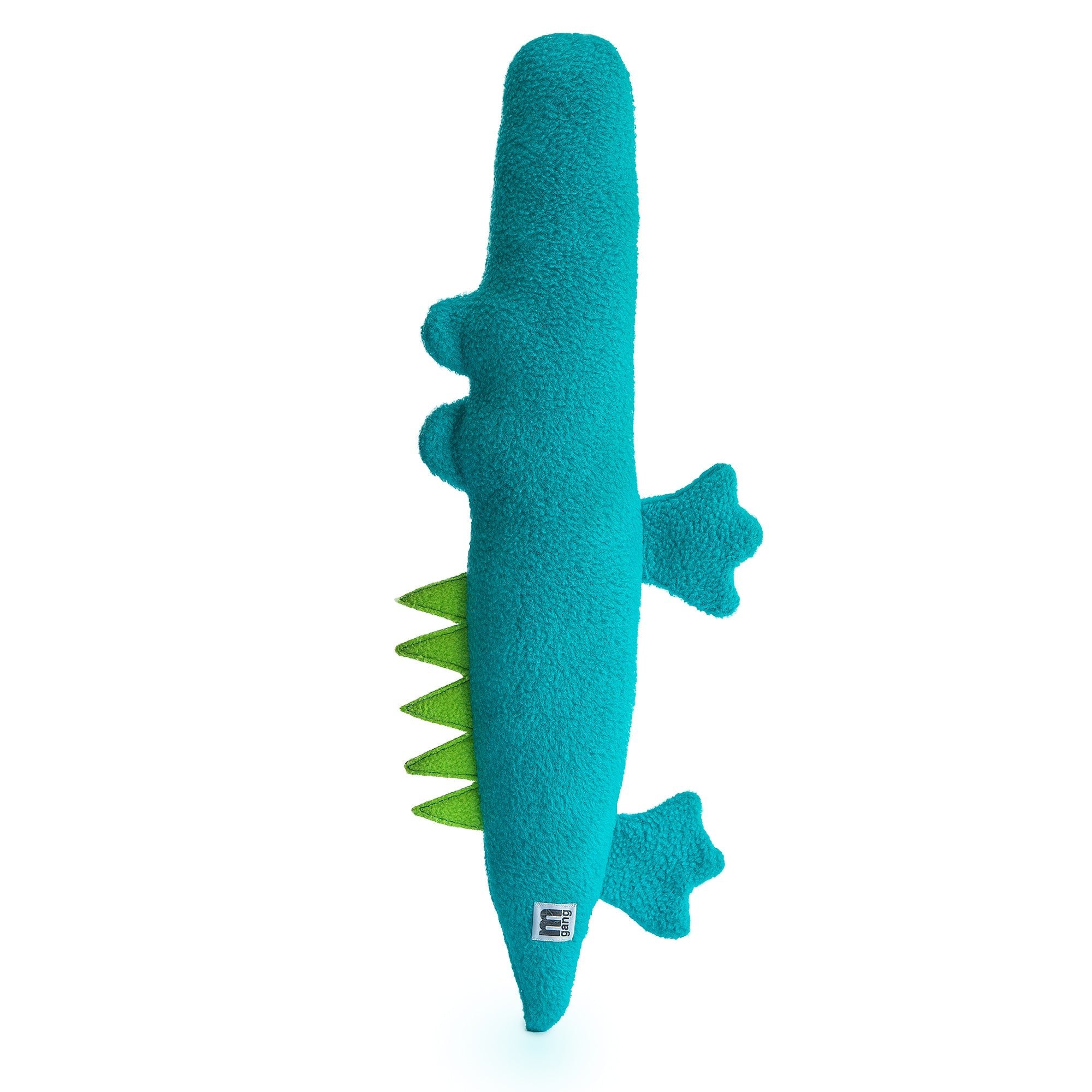 Maua Gang London Nicky Serious Seal in Grau H32x12cm & Johnny Alligator in Türkis ca. H8,5xB40cm - Bitangel RENOVATE & FURNISH HOMES GmbH