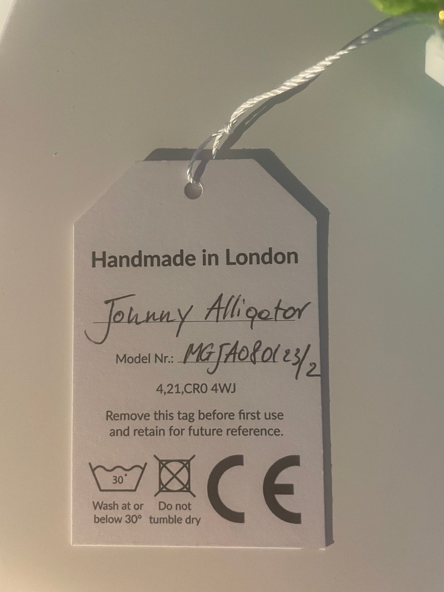 Maua Gang London Nicky Serious Seal in Grau H32x12cm & Johnny Alligator in Türkis ca. H8,5xB40cm - Bitangel RENOVATE & FURNISH HOMES GmbH