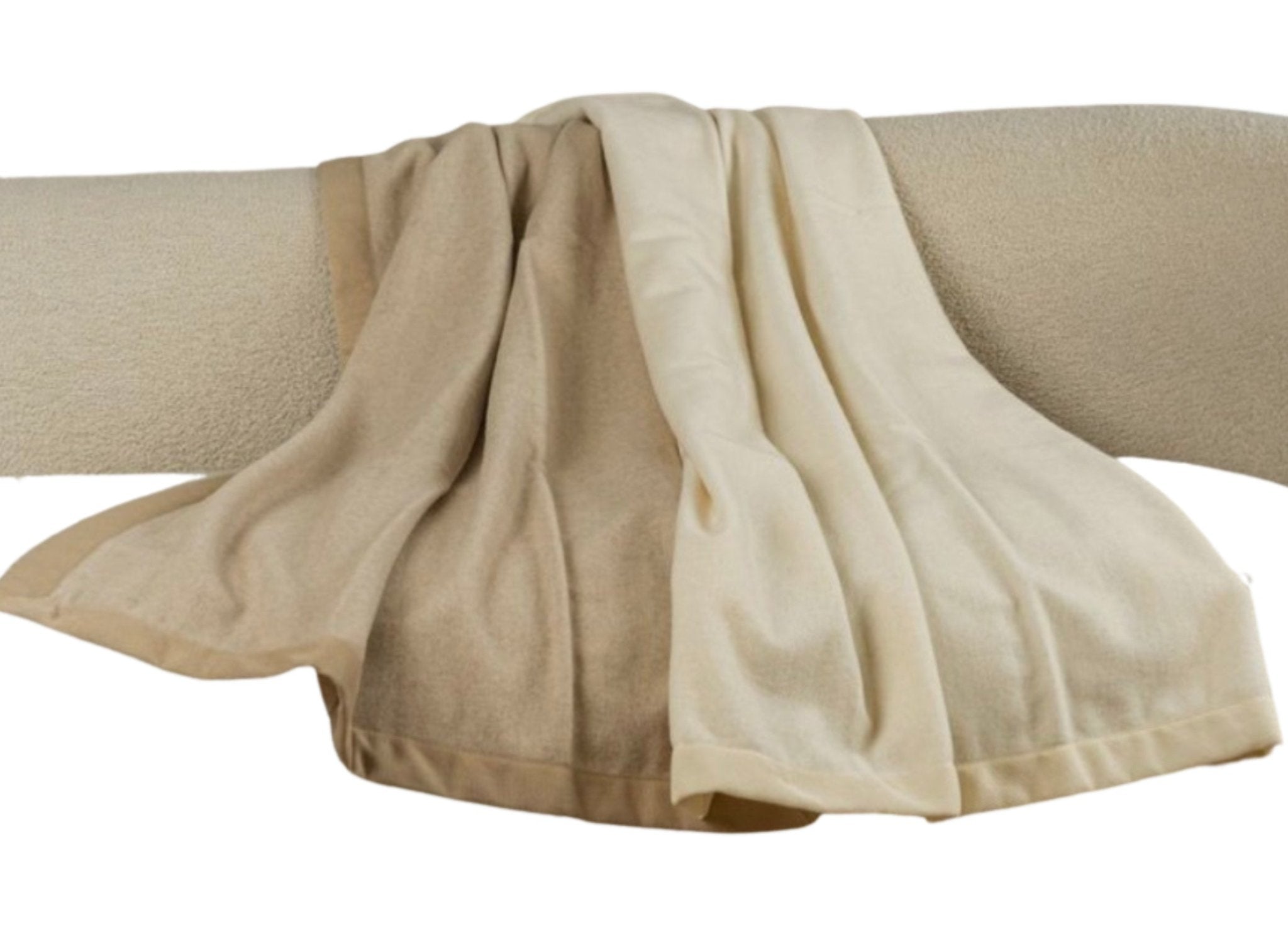 Menique Baby Premium-Kaschmirdecke aus 100% Kaschmir, in 75x115cm, wahlweise in natural & beige - Bitangel RENOVATE & FURNISH HOMES GmbH