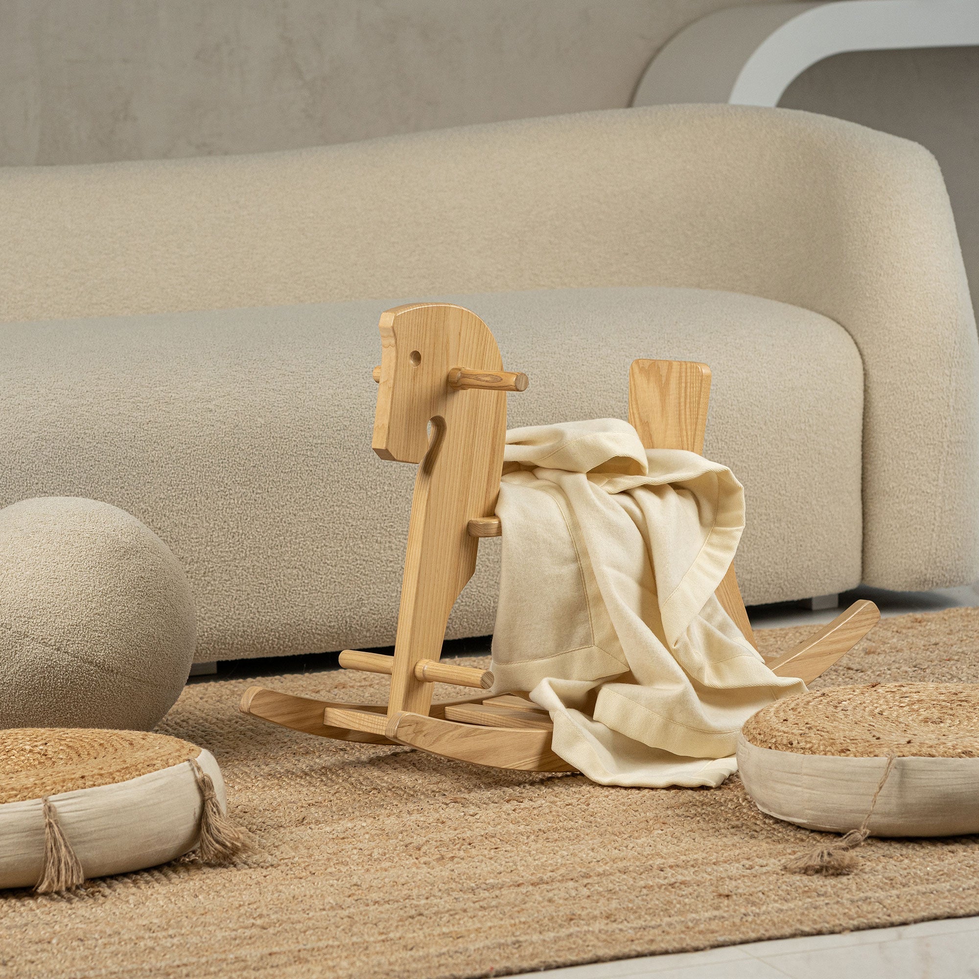 Menique Baby Premium-Kaschmirdecke aus 100% Kaschmir, in 75x115cm, wahlweise in natural & beige - Bitangel RENOVATE & FURNISH HOMES GmbH