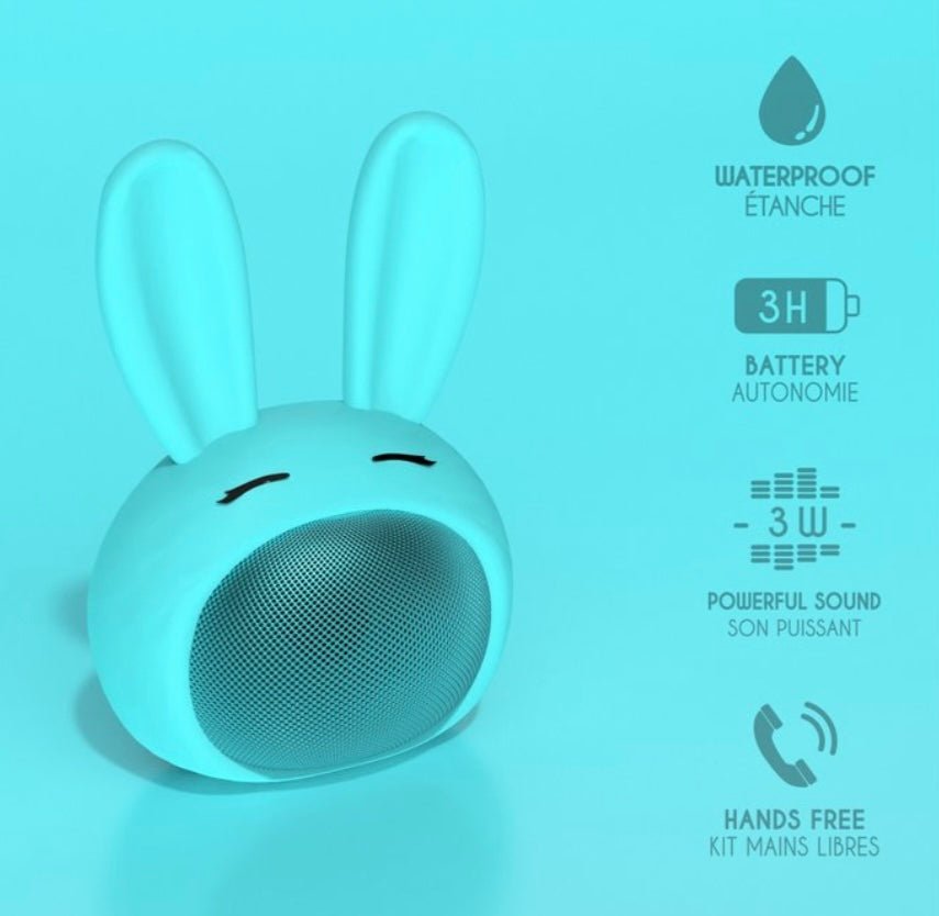 Mobility on board Cutie Hasen Lautsprecher Bluetooth & Freisprecheinrichtung, in verschiedenen Farben - Bitangel RENOVATE & FURNISH HOMES GmbH