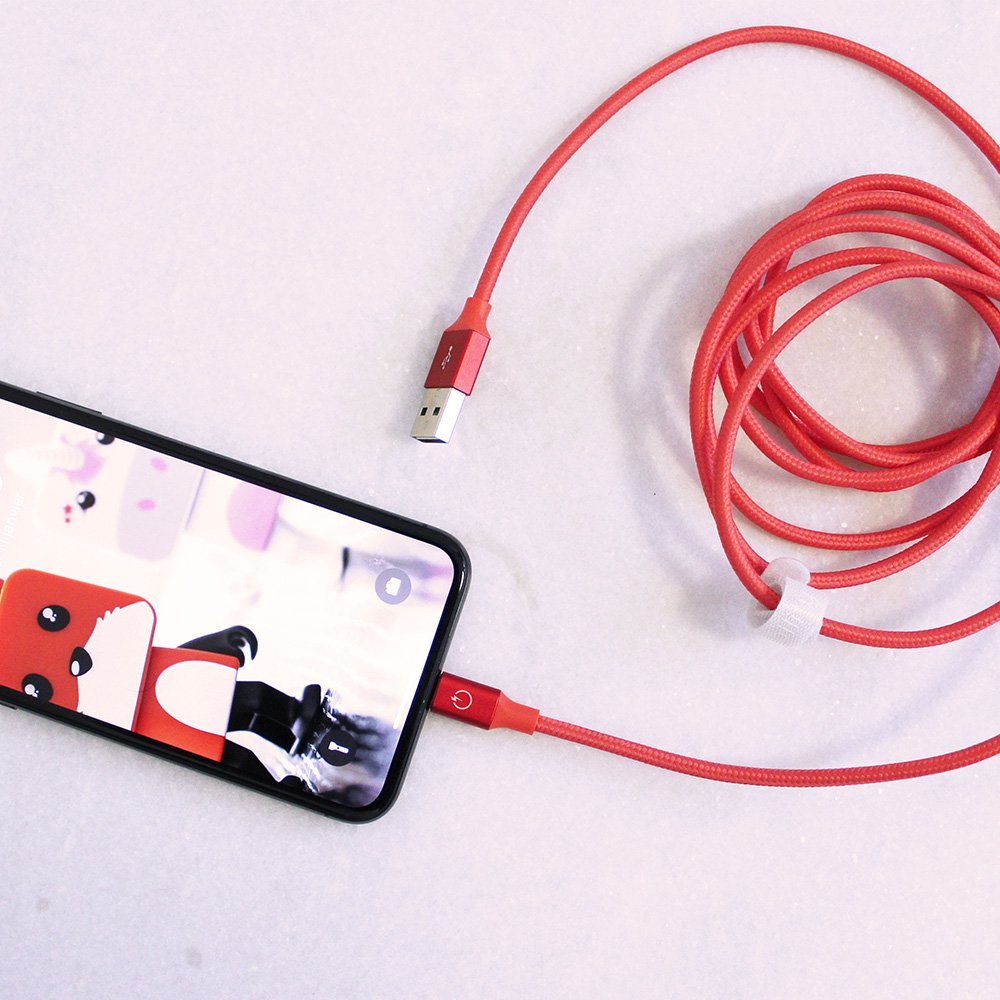 Mobility on board Lightning MFI-Ladekabel in koralle 2m - Bitangel RENOVATE & FURNISH HOMES GmbH