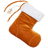 Moi Mili Weihnachtsstrumpf mit Glöckchen & Ornament aus Samt in gold ca. 38x37x21cm - Bitangel RENOVATE & FURNISH HOMES GmbH