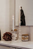Moonlight Copenhagen Kerzenhalter Wirbel wahlweise blau, rosa oder clear mundgeblasen ca. 21x8cm - Bitangel RENOVATE & FURNISH HOMES GmbH