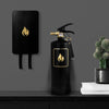 Nordic Flame Löschdecke wahlweise in schwarz/gold, schwarz/silber & weiß/silber in Metallbox & Geschenkkarton, zertifiziert nach EN 1869. - Bitangel RENOVATE & FURNISH HOMES GmbH