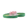 Oli & Carol Bath Water Lily/Bade-Wasser-Lilie in Weiß/Grün/Rose ca.L13,2XB8,0x1,5cm - Bitangel RENOVATE & FURNISH HOMES GmbH