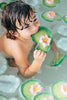 Oli & Carol Bath Water Lily/Bade-Wasser-Lilie in Weiß/Grün/Rose ca.L13,2XB8,0x1,5cm - Bitangel RENOVATE & FURNISH HOMES GmbH