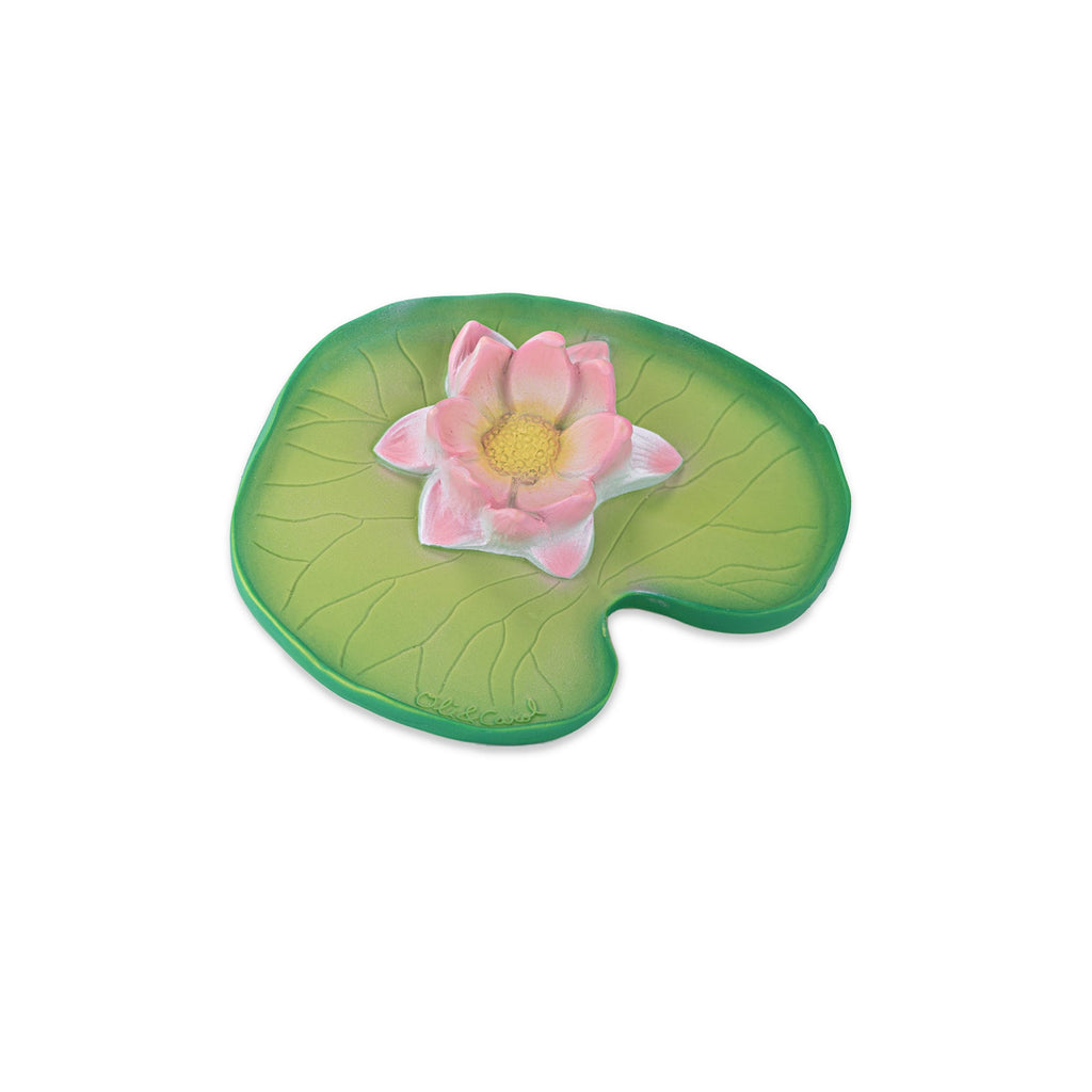 Oli & Carol Bath Water Lily/Bade-Wasser-Lilie in Weiß/Grün/Rose ca.L13,2XB8,0x1,5cm - Bitangel RENOVATE & FURNISH HOMES GmbH