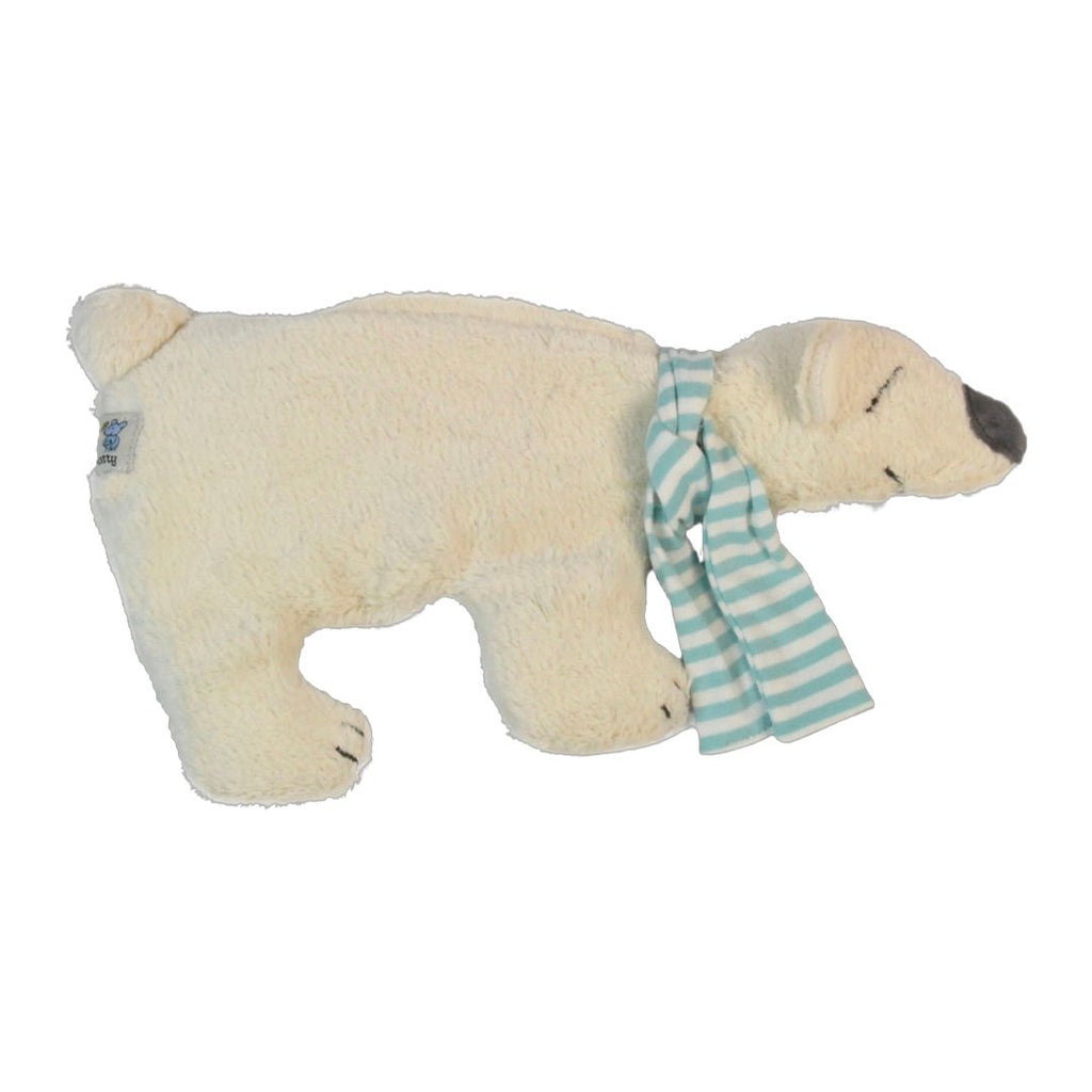Pat & Patty Bio Wärme-Kuschelkissen Eisbär naturweiss mit Bio Dinkelkorn-Füllung 18x33cm - Bitangel RENOVATE & FURNISH HOMES GmbH
