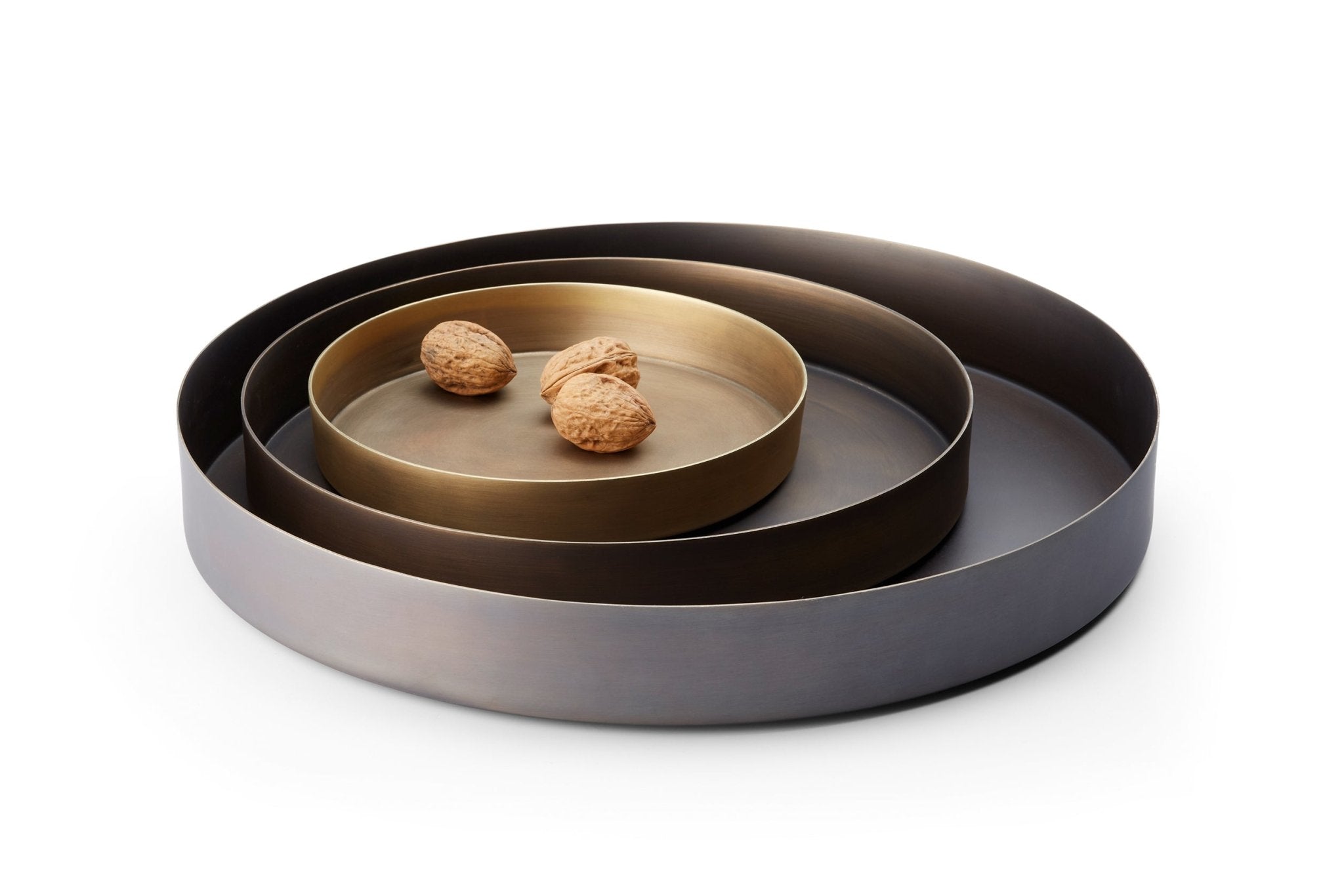 Philippi Montevideo Metall-Tablett in Golbraun ca. L20xB20xH3,5cm - Bitangel RENOVATE & FURNISH HOMES GmbH