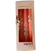 Pink Stories 3er Set Dip Dye Stabkerzen Swirl Happy Place ca. 250x19mm - Bitangel RENOVATE & FURNISH HOMES GmbH