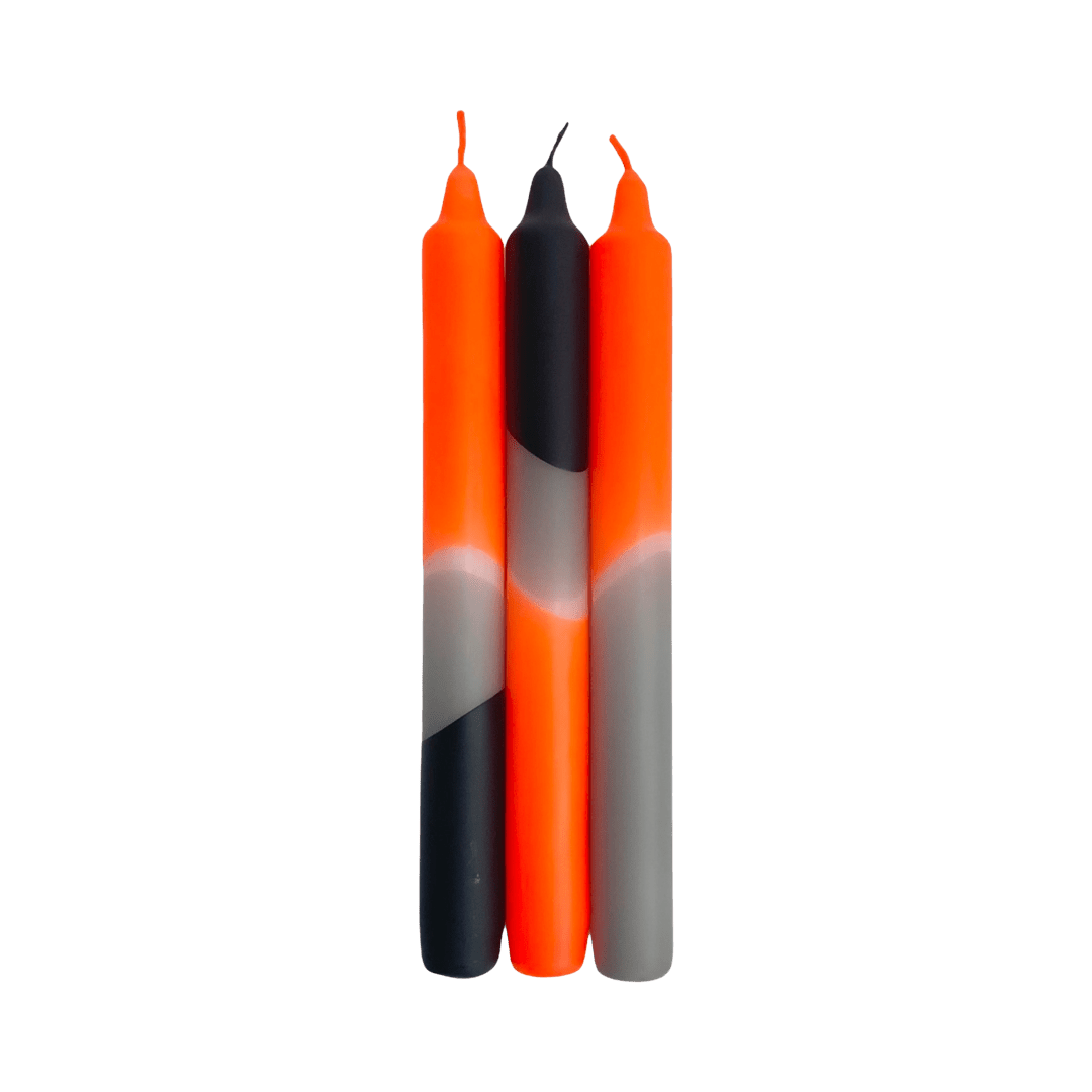 Pink Stories Set aus 3 Dip Dye-Kerzen wahlweise Papaya Sand & Racing Ka Te M ca. 210x21mm - Bitangel RENOVATE & FURNISH HOMES GmbH