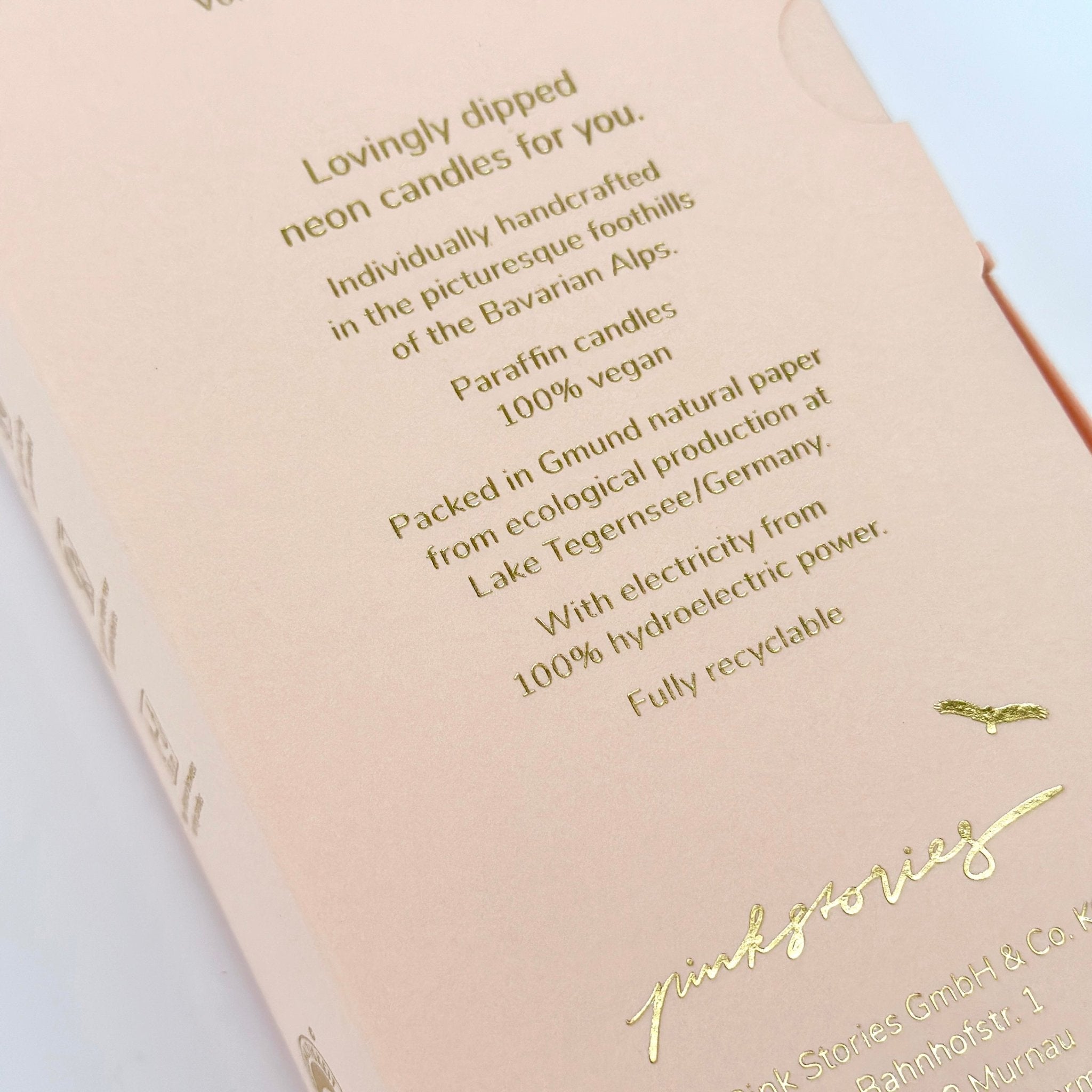 Pink Stories Set aus 3 Dip Dye Stabkerzen Swirl in rose/weiß/olive/gold ca. 250x19mm - Bitangel RENOVATE & FURNISH HOMES GmbH