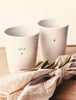 Porzellan Cup wahlweise MOIN, AHOI, HEIMATHAFEN, ICH WILL MEER ca. 280ml - Bitangel RENOVATE & FURNISH HOMES GmbH