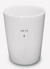 Porzellan Cup wahlweise MOIN, AHOI, HEIMATHAFEN, ICH WILL MEER ca. 280ml - Bitangel RENOVATE & FURNISH HOMES GmbH