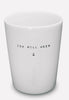 Porzellan Cup wahlweise MOIN, AHOI, HEIMATHAFEN, ICH WILL MEER ca. 280ml - Bitangel RENOVATE & FURNISH HOMES GmbH