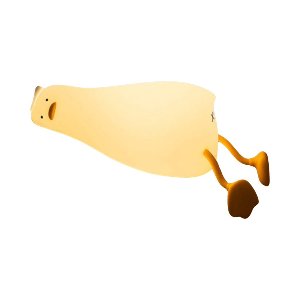 Rammelaartje Duck/Ente Kinder-Nachtlicht mit 30 Minuten Timer, USB in weiß ca. 21x10,3x6.2cm - Bitangel RENOVATE & FURNISH HOMES GmbH