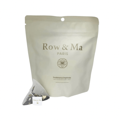 Row & Ma Exubérance Impériale - Bio-Schwarztee Earl Grey Premium Qualität verschiedene Varianten: Dose, loser Tee und Teebeutel - Bitangel RENOVATE & FURNISH HOMES GmbH